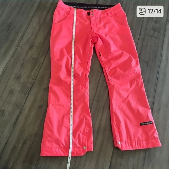 Ride Snowboards Coral Pink Ski and Snowboard Pants - Size Large - Picture 12 of 14
